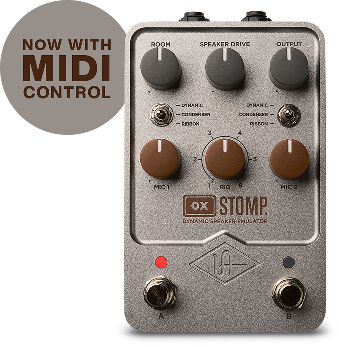 【美品】UAD UAFX OX Stomp + PSU-GP1-WW UAFX OX STOMP