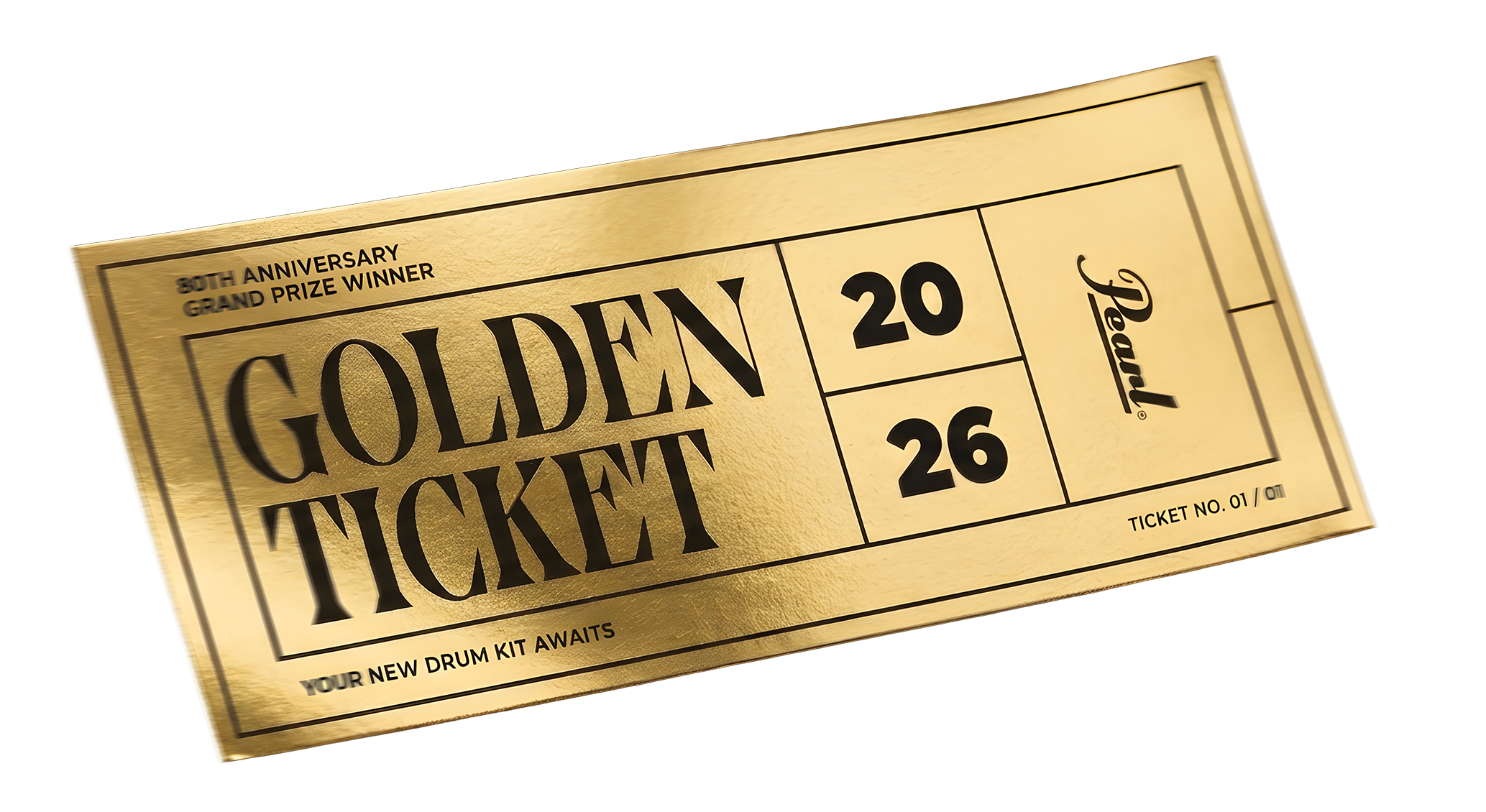 Pearl 80th Anniversary Golden Ticket