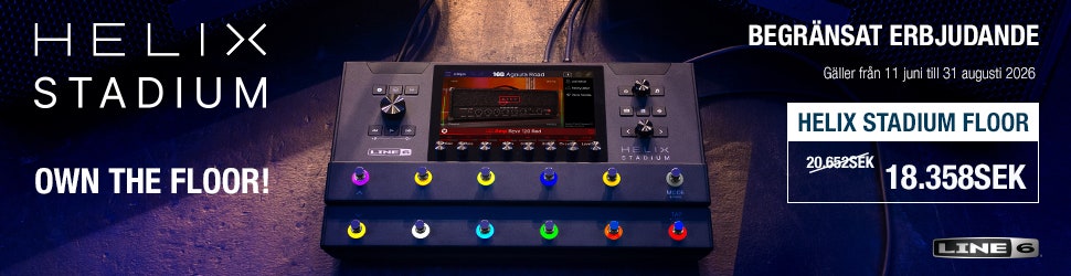 Line 6 Helix Stadium kampanj hos Deluxe Music