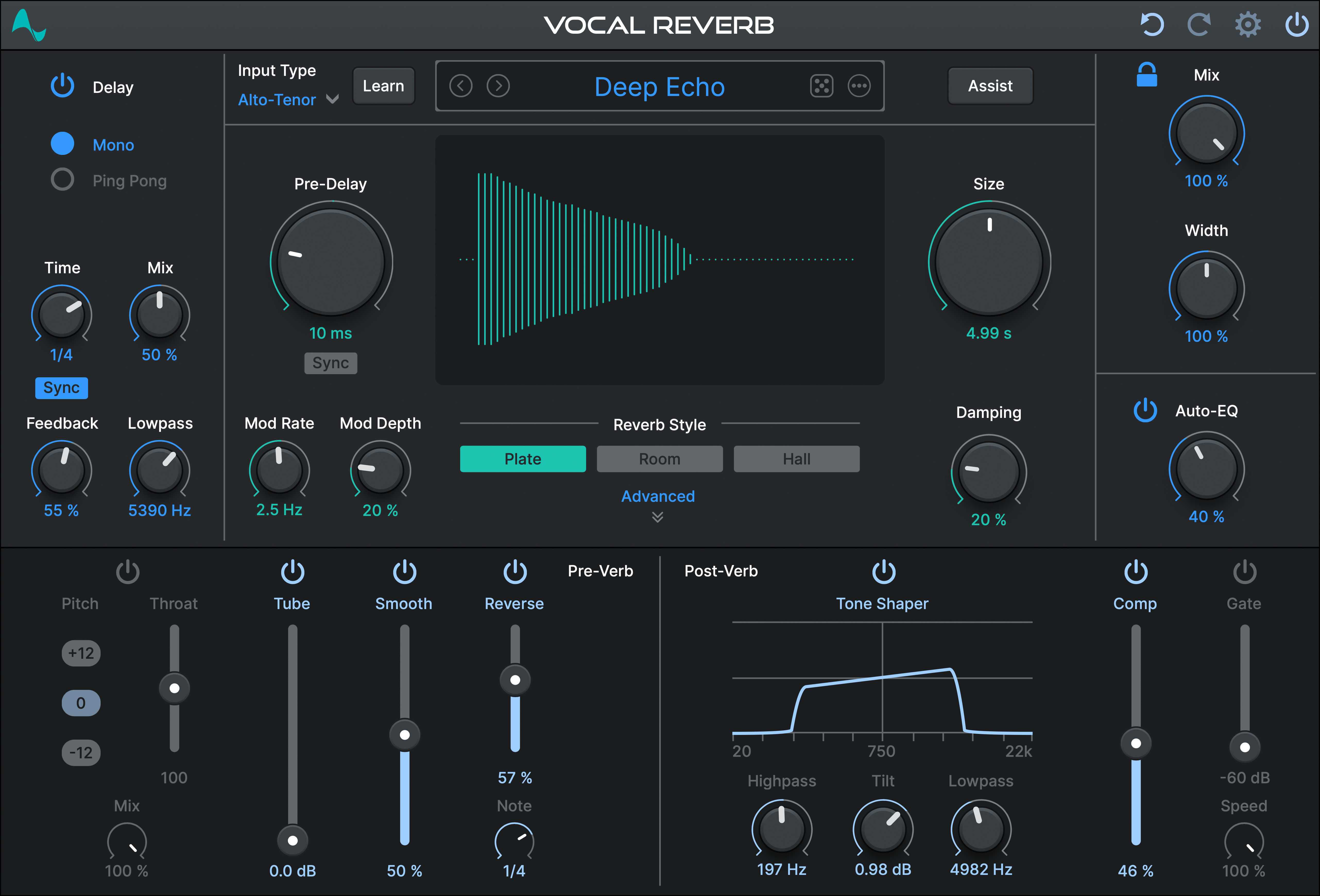 ANTARES AUTOTUNE VOCAL REVERB
