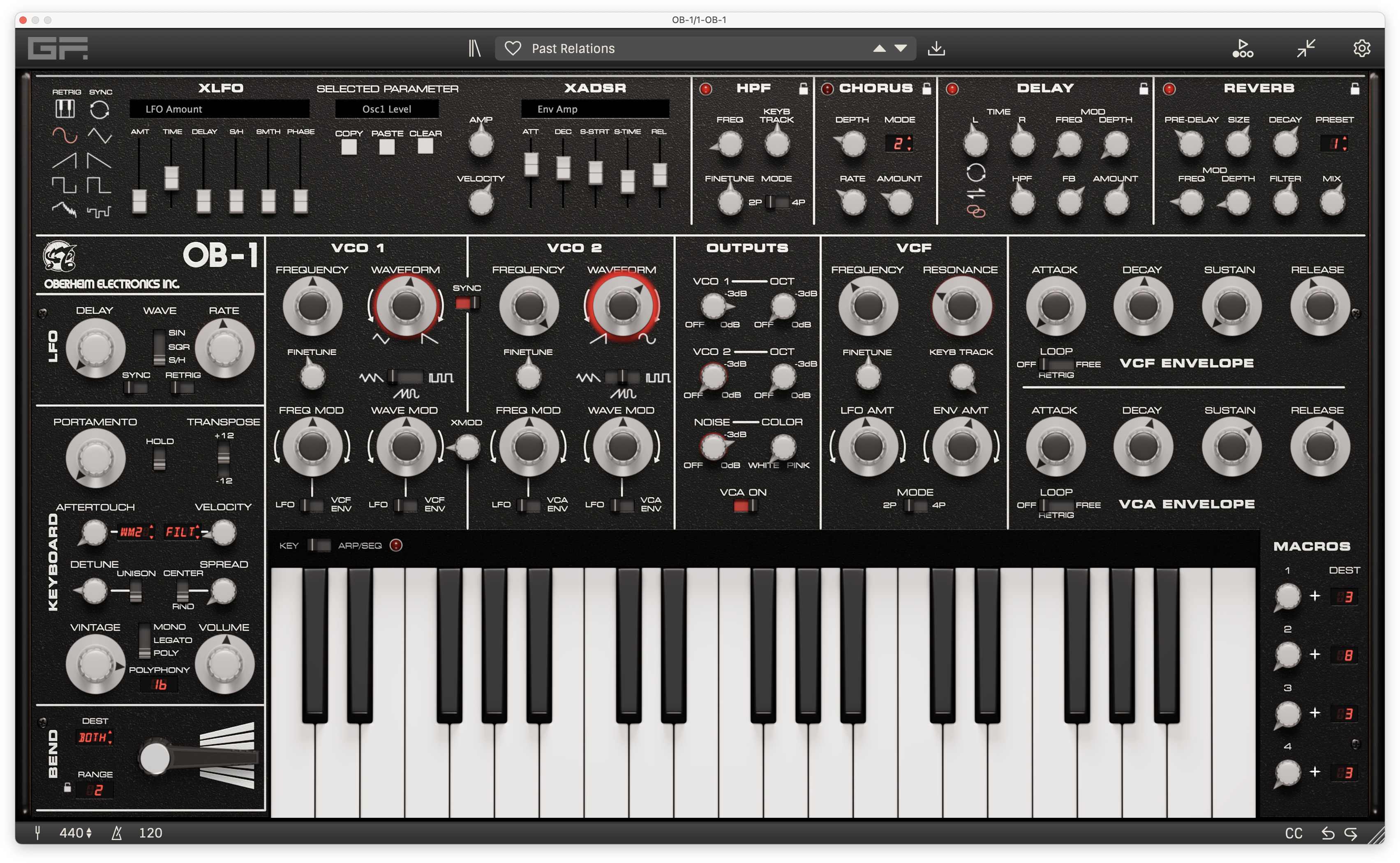 GFORCE OBERHEIM OB1