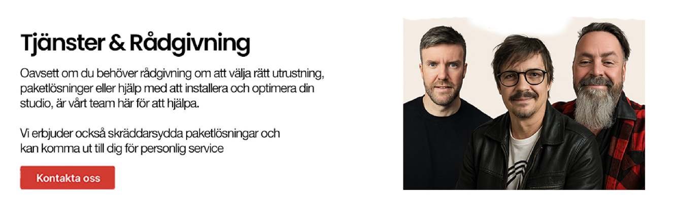 Kundstudio med monitorer och outboard