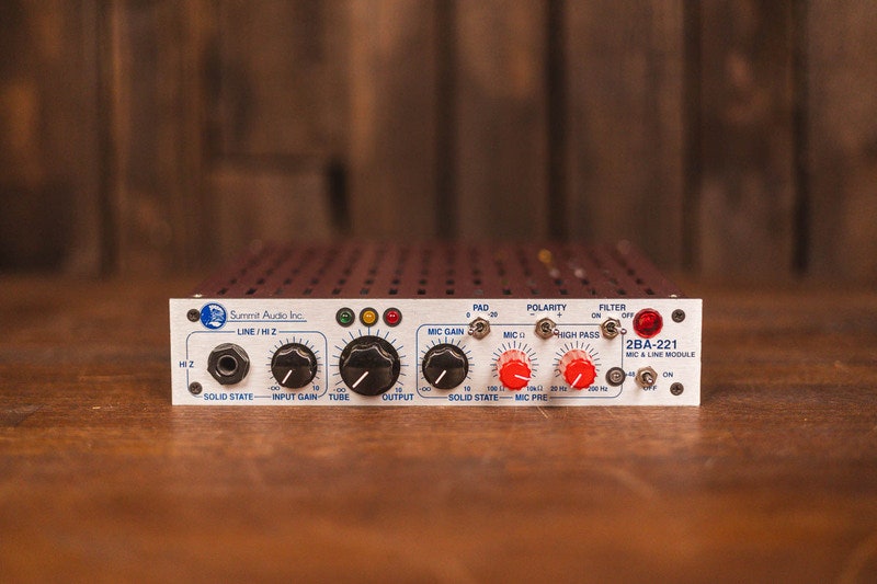 Summit Audio 2BA-221 ほぼ新品 汚かっ マイクプリアンプ 真空管 